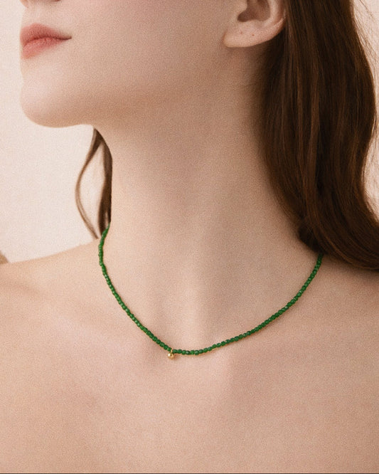 「Meadow Breeze」Natural Gemstone Necklace