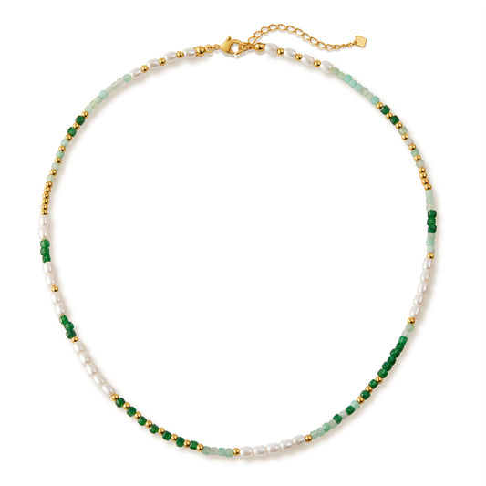 「Meadow Breeze」Natural Gemstone Necklace