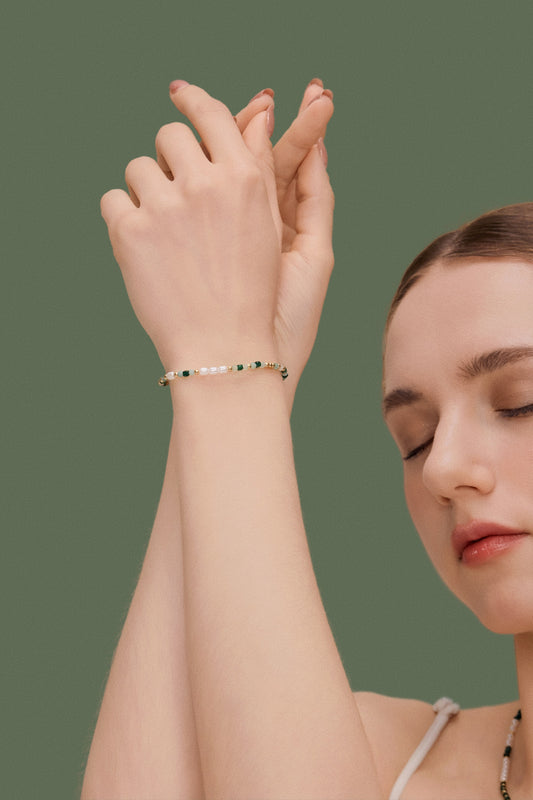 「Meadow Breeze」Natural Gemstone Bracelet