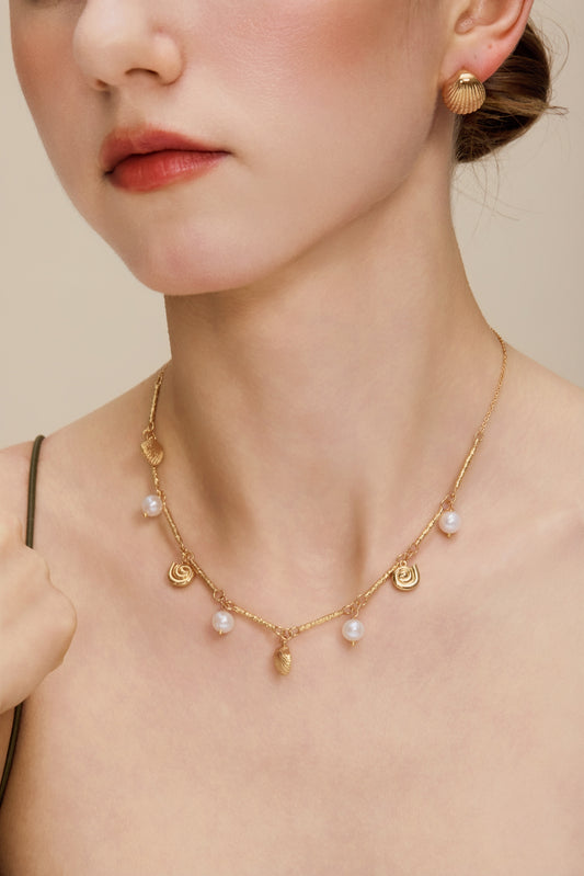 「Ocean Waltz」Mini Charm Necklace