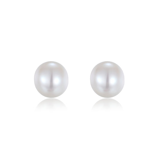 Aurora Akoya Pearl Stud Earrings by SUIHE Jewelry with 18k Gold Vermeil, timeless elegance and premium craftsmanship.