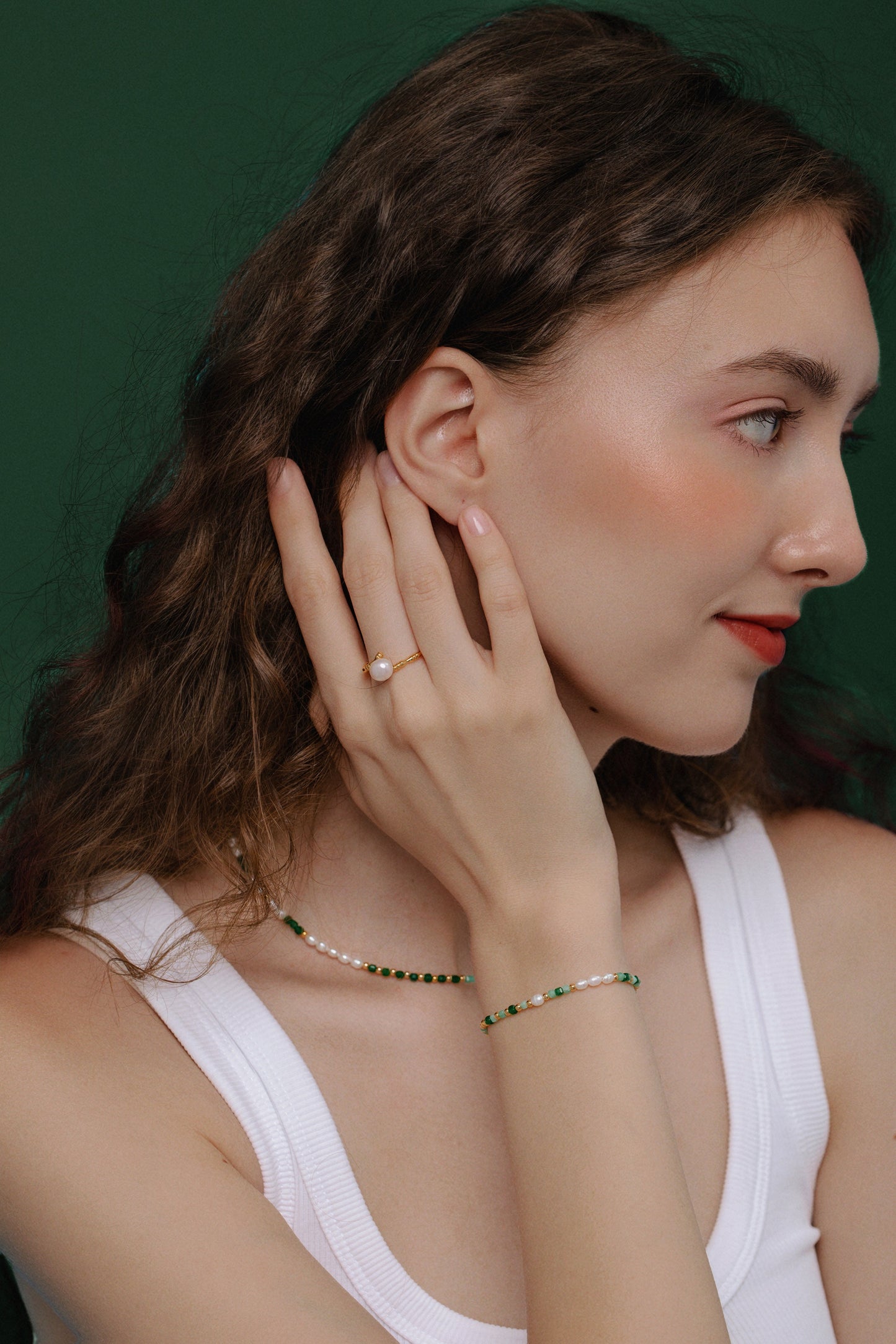 「Meadow Breeze」Natural Gemstone Bracelet
