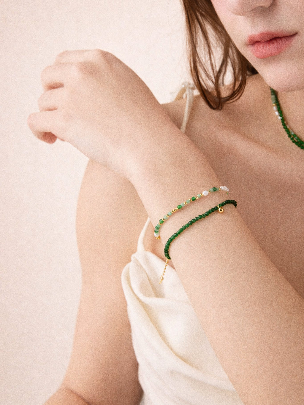 「Meadow Breeze」Natural Gemstone Bracelet