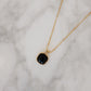 「Nocturne」Black Onyx Square Necklace