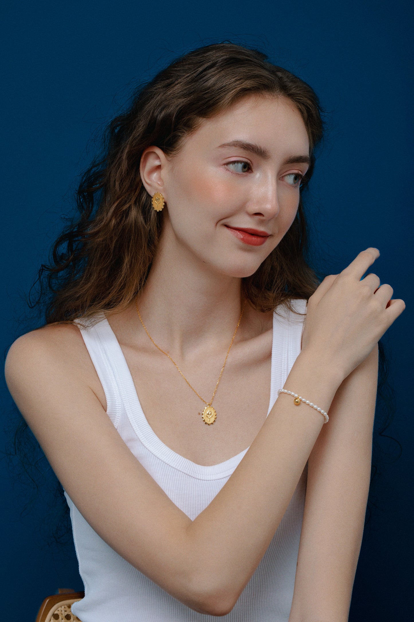 「Golden Tulip」Necklace