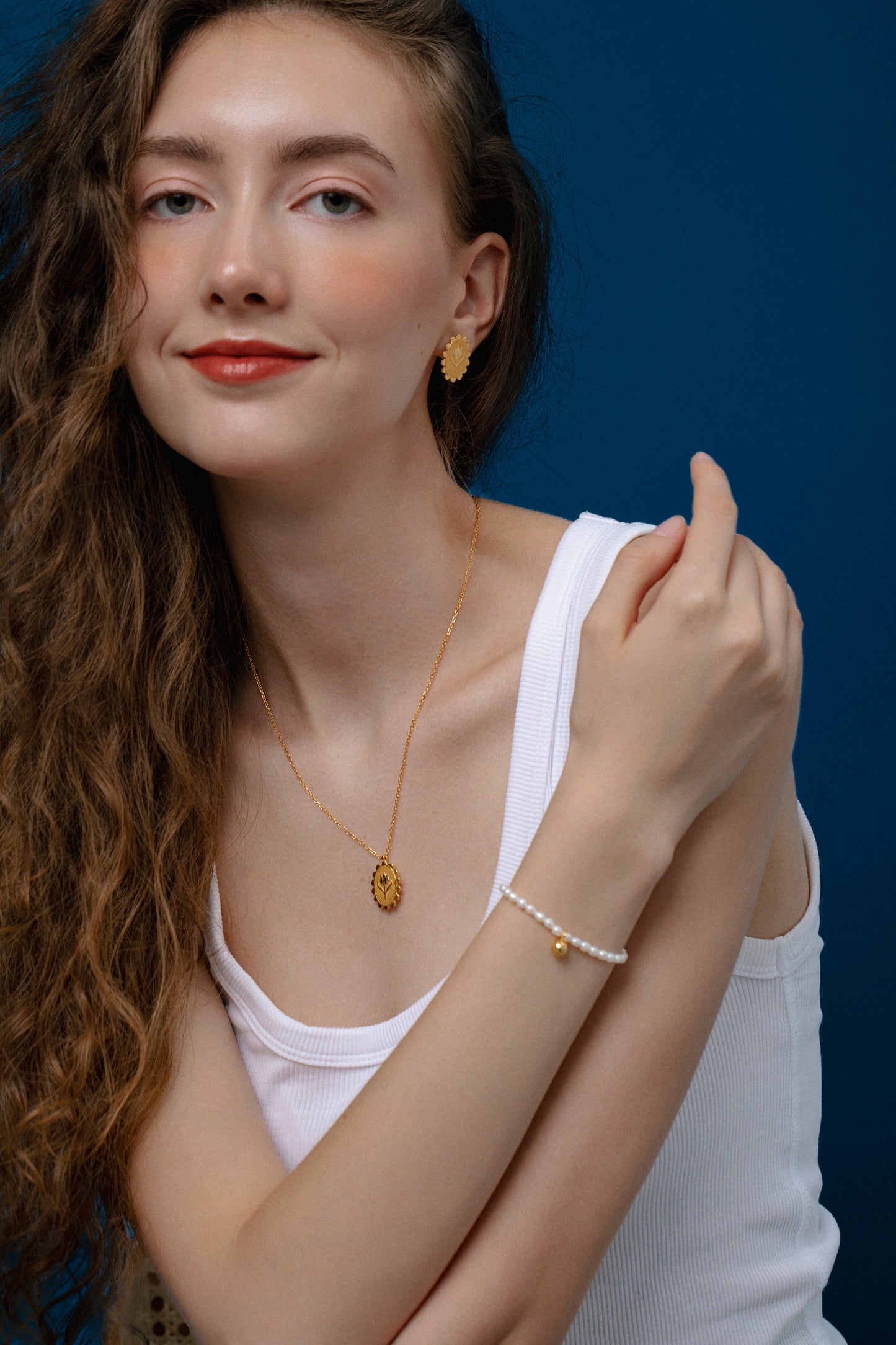 「Golden Tulip」Necklace