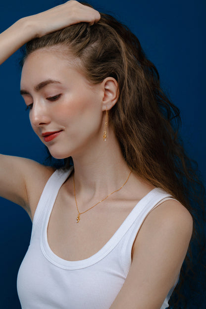 「Aria」Threader Earrings