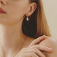 「Luna」Mother-of-pearl Pendant Earrings