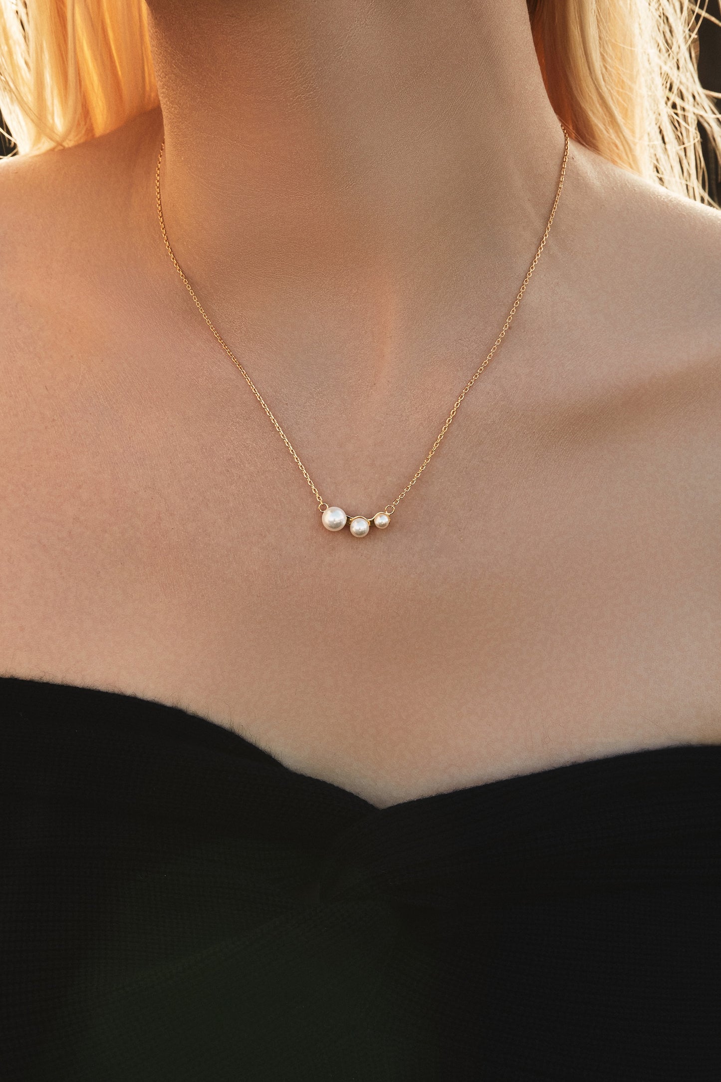 「Flare」Freshwater Pearl Necklace