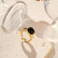 「Nocturne」Black Onyx Square Ring