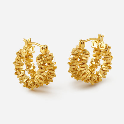 「Gleam」 Hoop Earrings