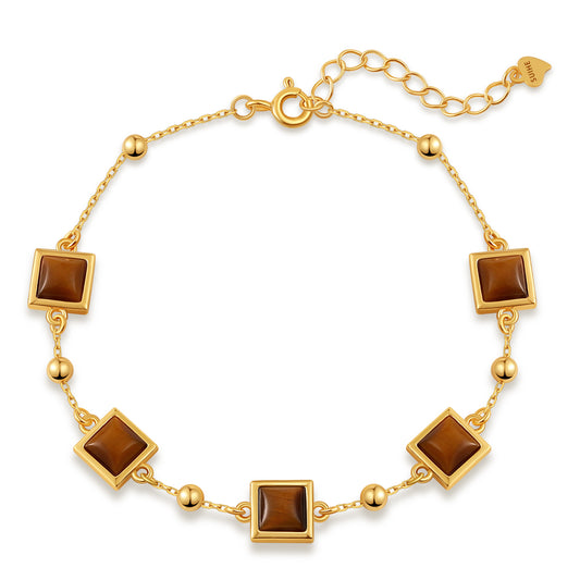 「Amber」Tiger's Eye Bracelet