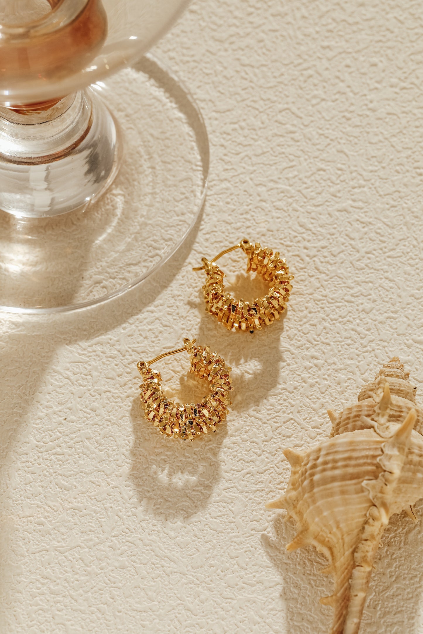 「Gleam」 Hoop Earrings