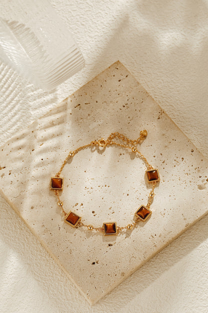 「Amber」Tiger's Eye Bracelet