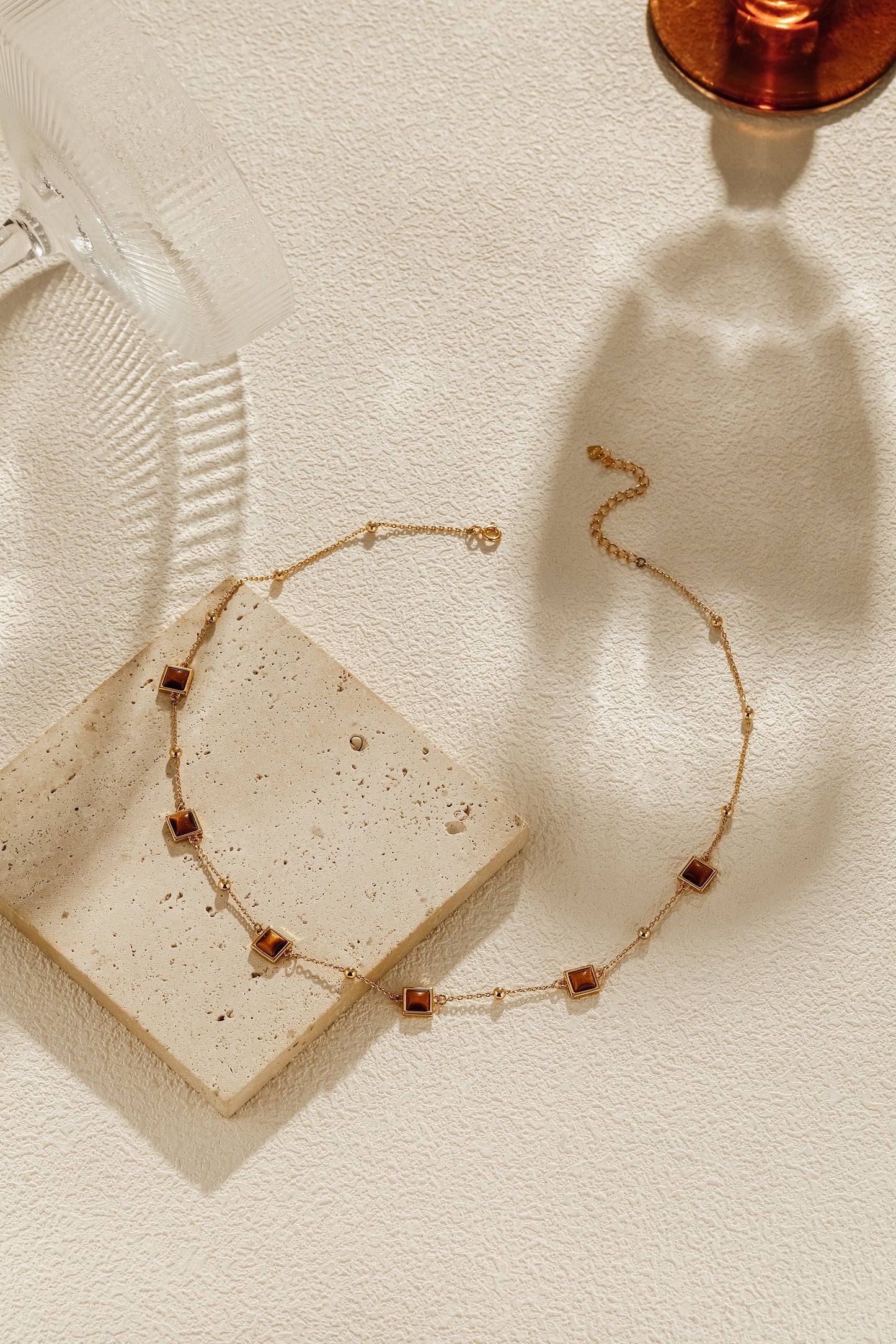 「Amber」Tiger's Eye Necklace