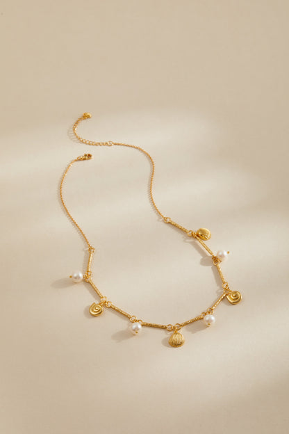 「Ocean Waltz」Mini Charm Necklace