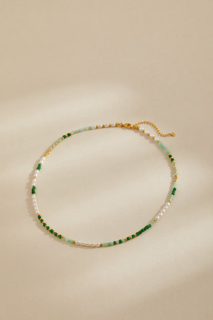 「Meadow Breeze」Natural Gemstone Necklace