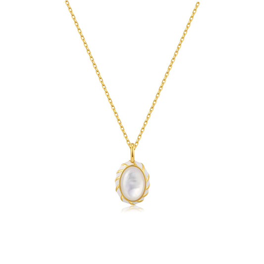 「Luna」 Mother-of-pearl Necklace