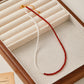 「Lucky」Mini Red Agate Gemstone Beaded Necklace