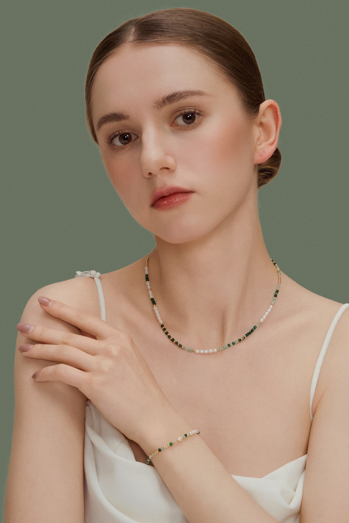 「Meadow Breeze」Natural Gemstone Bracelet