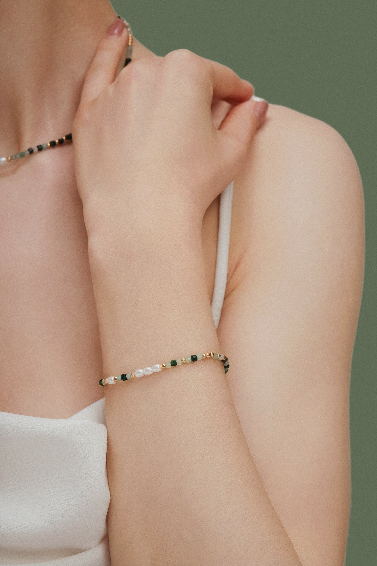 「Meadow Breeze」Natural Gemstone Bracelet