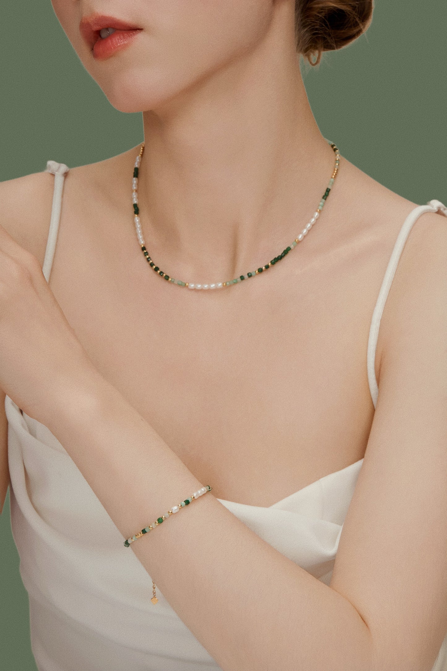 「Meadow Breeze」Natural Gemstone Bracelet