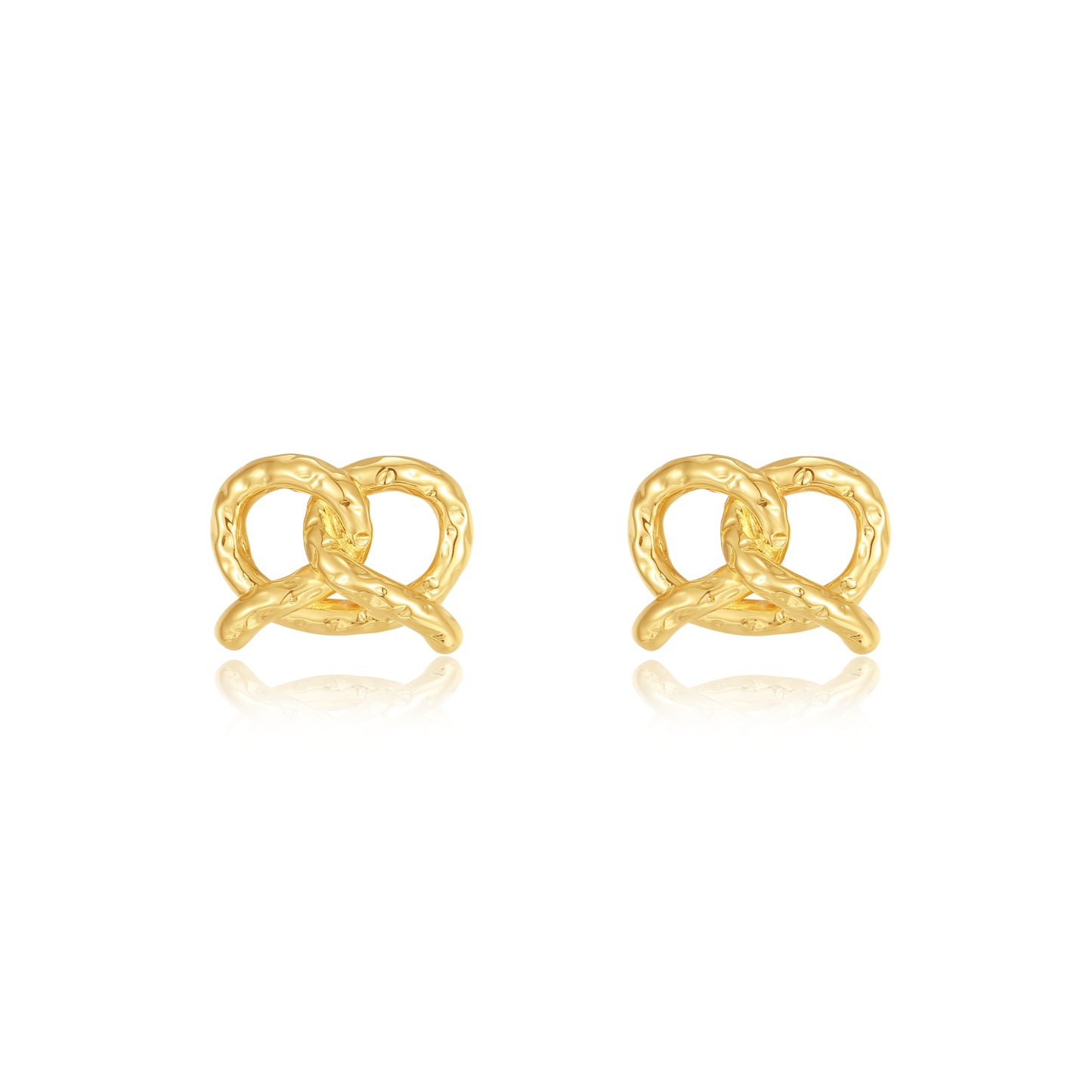 「Pretzel」 Stud Earrings