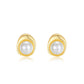 「Elysian」Freshwater Pearl  Stud Earrings