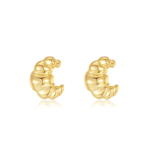 「Croissant」Stud Earrings