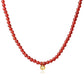 「Lucky」Red Agate Gemstone Necklace