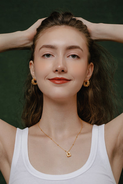 「Gleam」 Hoop Earrings