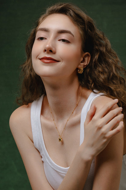 「Gleam」 Hoop Earrings