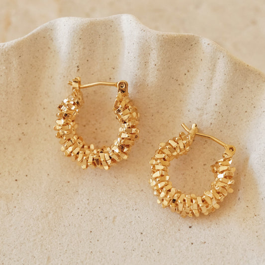 「Gleam」 Hoop Earrings