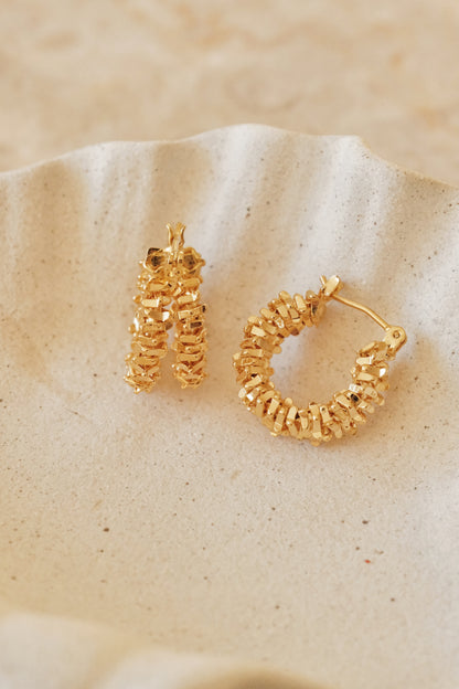 「Gleam」 Hoop Earrings