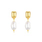 「Jellybean」 Baroque Pearl Earrings