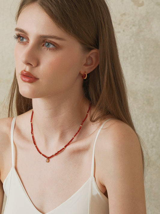 「Lucky」Double Hoop Earrings