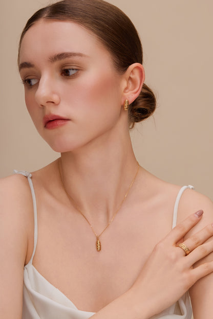 「Baguette」 earrings
