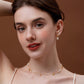 Model wearing the "Candybean" Pearl Necklace by SUIHE Jewelry, featuring irregular 5-6mm pearls on a gold-plated sterling silver chain.