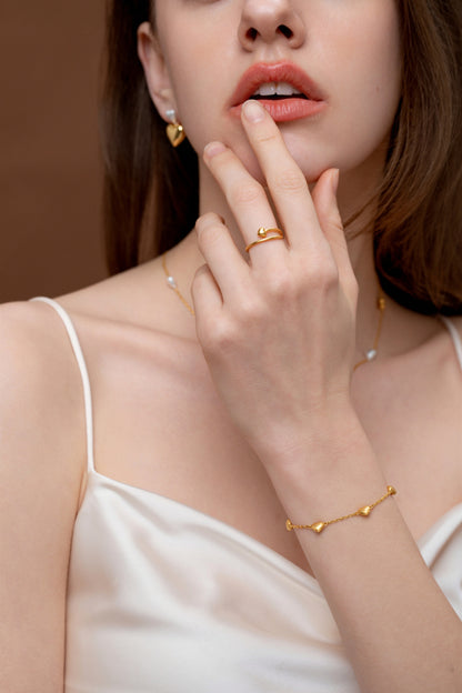「Amour」Mini Charm Bracelet