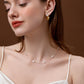 「Amour」Mini Charm Silver Necklace Alternating